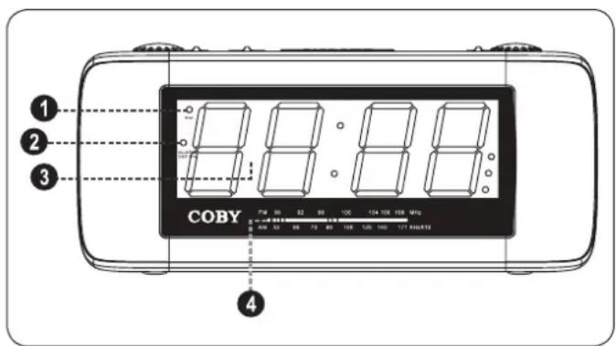 COBY CSMP120 - SLEEP / RADIO ON9. - 1