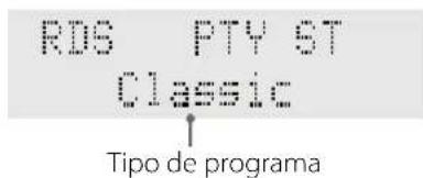 TEAC SR80i - PTY (Tipo de programa) - 1