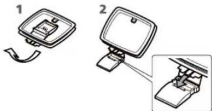 TEAC SR80i - Une fois tous les branchements terminés, raccordez le cordon d'alimentation à une prise secteur. - 2