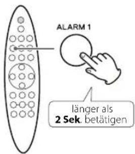 TEAC SR80i - Betätigen Sie die ALARM 1-Taste länger als zwei Sekunden. - 1