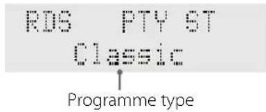 TEAC SR80i - PTY (Programme Type) - 1
