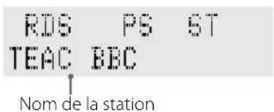 TEAC SR80i - PS (affichage du nom de la station) - 1