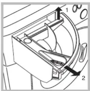 HOTPOINT-ARISTON ARGF 125 (EU).R - Cleaning the detergent dispenser drawer - 1