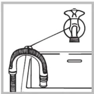 HOTPOINT-ARISTON ARGF 125 (EU).R - Raccordement du tuyau de vidange - 2