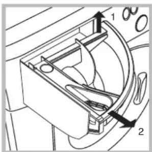 HOTPOINT-ARISTON ARGF 125 (EU).R - Limpiar el contentedor de detergentes - 1