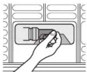 ELECTROLUX ECN40105W - Αντικατάσταση του λαμπτήρα - 1