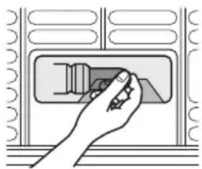 ELECTROLUX ECN40105W - Lampun vaihtaminen - 1