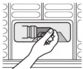 ELECTROLUX ECN40105W - Remplacement de l'ampoule d'éclairage - 1