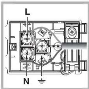 HOTPOINT-ARISTON Luce FK 103E.20 XHA - Open the terminal board by inserting a - 2