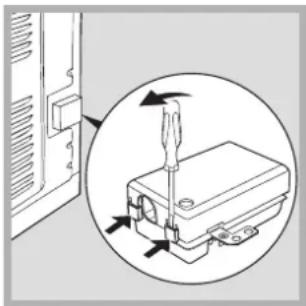 HOTPOINT-ARISTON Luce FK 103E.20 XHA - Montage du cable d'alimentation - 1