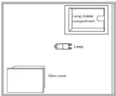 HOTPOINT-ARISTON Luce FK 103E.20 XHA - Replacing the light bulb - 1