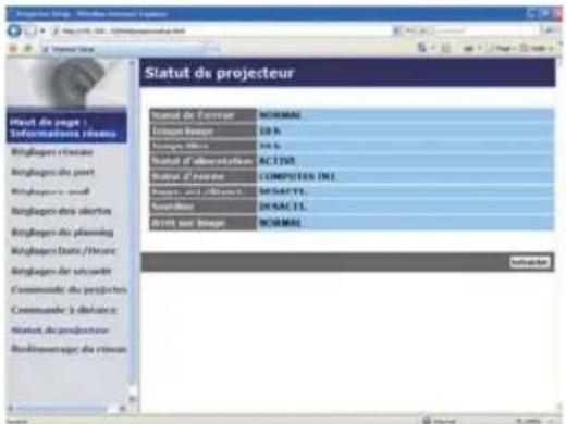 HITACHI BZ1M - Statut du projecteur - 1