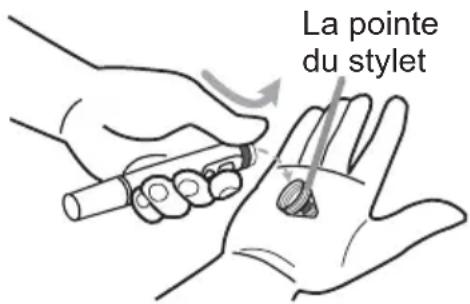 HITACHI BZ1M - Remplacement de la pointe du stylet - 1