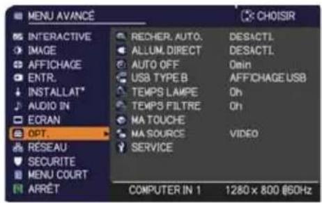 HITACHI BZ1M - Menu OPT. - 1