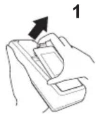 HITACHI BZ1M - Préparer la télécommande - 1