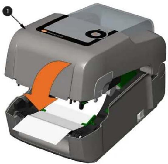 Datamax O'Neil Mark III E4204B - Chargement du rouleau de support - 4