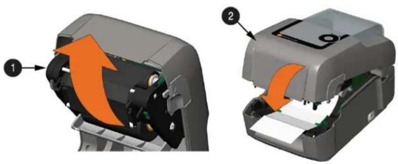 Datamax O'Neil Mark III E4204B - Chargement du ruban - 9