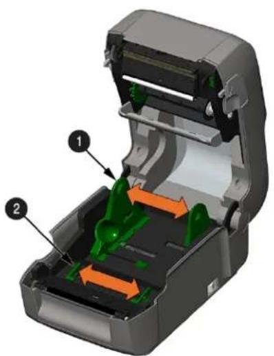 Datamax O'Neil Mark III E4204B - Chargement du rouleau de support - 1