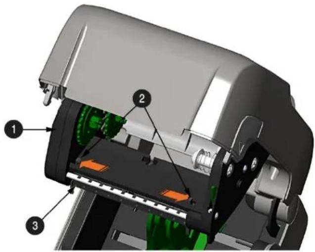Datamax O'Neil Mark III E4204B - Remplacement de la tete d'impression - 2