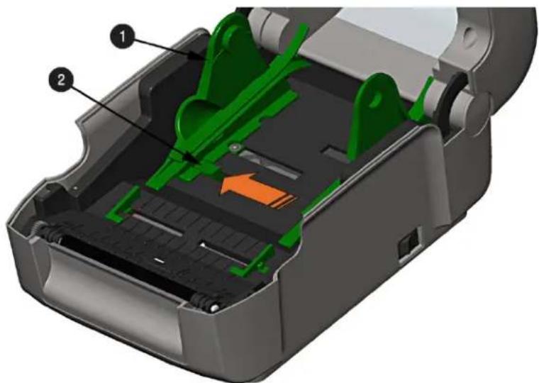 Datamax O'Neil Mark III E4204B - Chargement d'un support externe ou d'un support en accordéon - 2