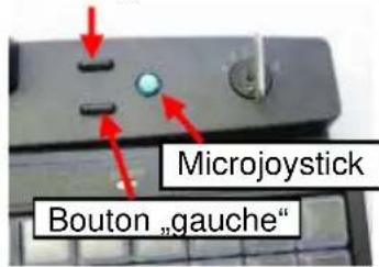 Microjoystick Bouton „gauche“