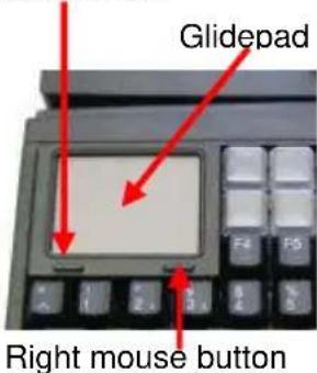 Glidepad Right mouse button