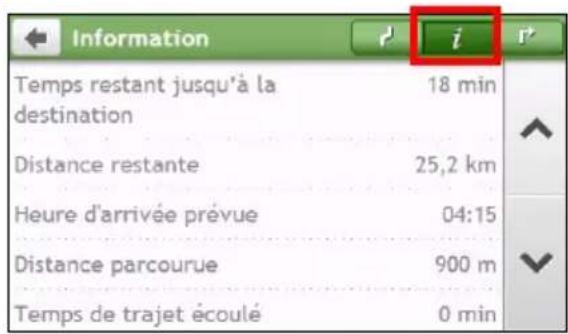 MIO Spirit 495 LM - Comment visualiser les statistiques de mon itinéraire ? - 3
