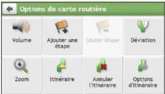 MIO Spirit 495 LM - Comment changer la configuration de l'itinéraire ? - 1