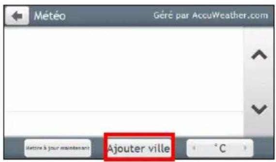 MIO Spirit 495 LM - Comment faire pour trouver les informations météorologiques ? - 1
