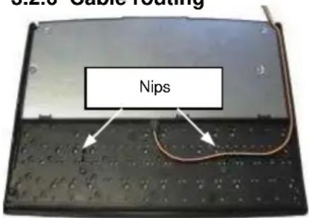 PrehKeyTec MCI 3100 - Cable routing - 1