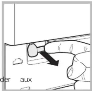 HOTPOINT-ARISTON AQLF9D 692 U (EU)A - Ouverture manuelle de la porte hublot - 2