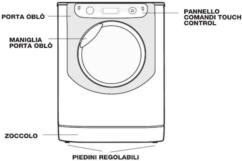 HOTPOINT-ARISTON AQLF9D 692 U (EU)A - Descrizione della macchina - 1