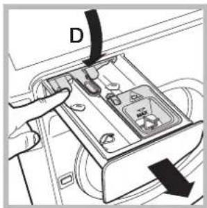HOTPOINT-ARISTON AQLF9D 692 U (EU)A - Reinigung der Waschmittelschublade - 2