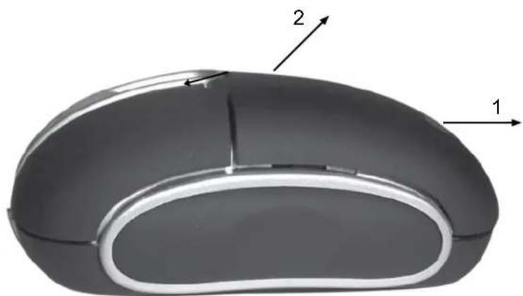 KONIG CMPMOUSEBT10 - Mise en place des piles - 1