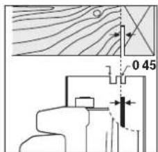 BOSCH GKS 55 - Cutting marks - 2