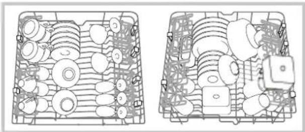 INDESIT DIF 14 A .R - Upper rack - 1