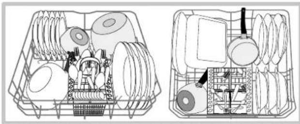 INDESIT DIF 14 A .R - Lower rack and cutlery basket - 1