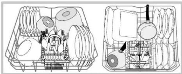 INDESIT DIF 14 A .R - Kosz dolny i kosz na sztućce - 1