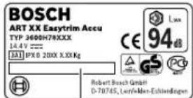 BOSCH ART 26 Easytrim Accu - 15