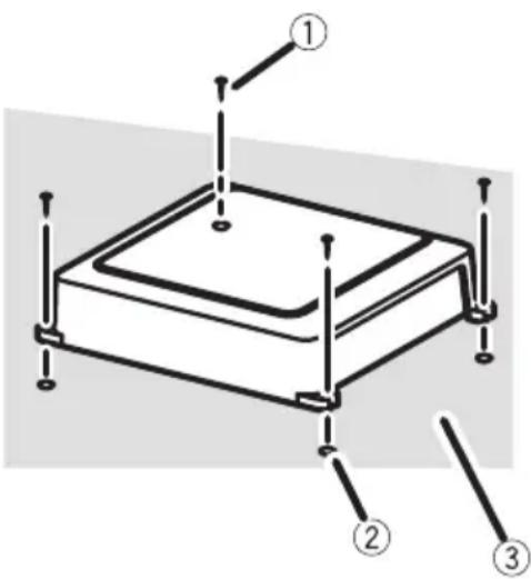 PIONEER GMD7500M - 3Bevestigdeversterkermetdebijgeleverdezelftappendeschroeven(4mm×18 mm). - 1