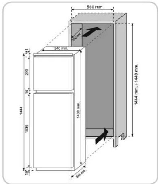 ROSIERES RBD2653A - REVERSING THE OPENING OF THE DOORS - 8