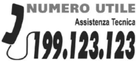 ROSIERES RBS94IN - UN SOLO NUMERO TELEFONICO PER OTTENERE ASSISTENZA. - 1