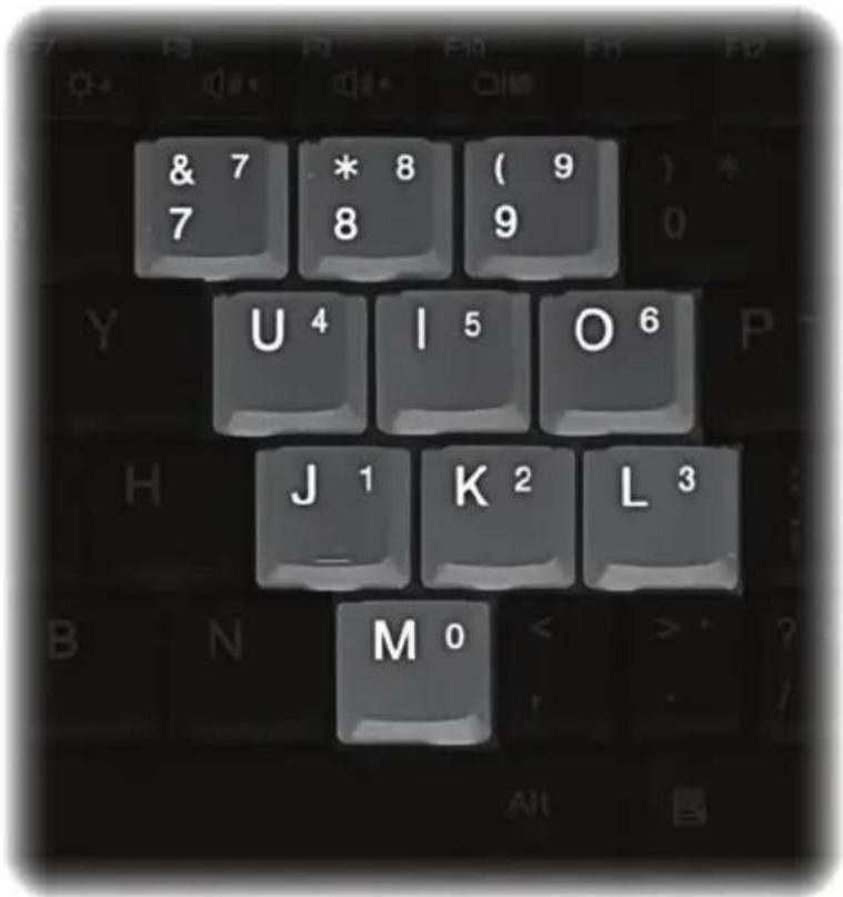 COBY NBPC1023 - Teclado numérico - 1