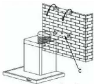 FAGOR 9CFB91X - Fixing to the wall : - 2