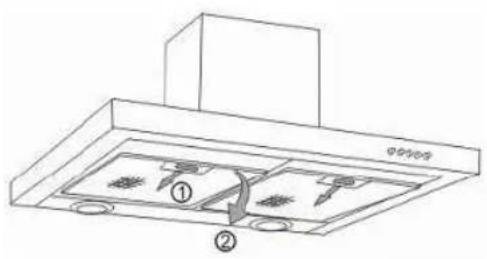 FAGOR 9CFB91X - - WECHSEL DES KOHLEFILTERS (optional) - 1