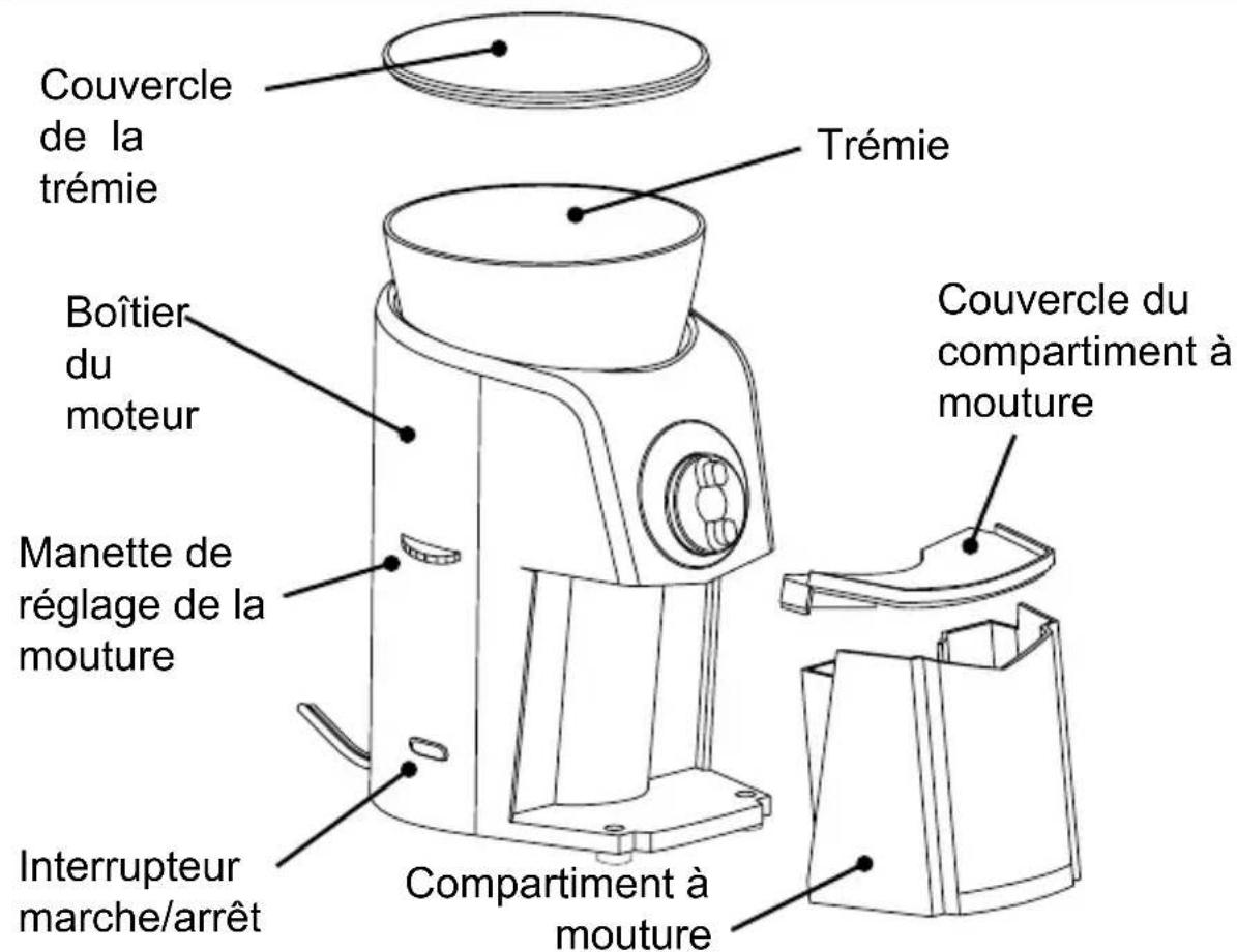 Nesco Burr Grinder BG88PR - Pièces et accessoires - 1
