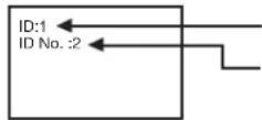 MITSUBISHI M551ID3250 - Remote control numbering function - 1