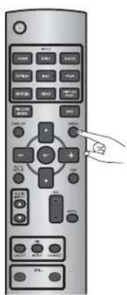 MITSUBISHI M551ID3250 - U-4 Selecting the OSD language - 1