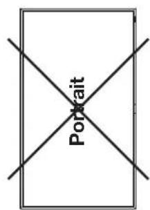 MITSUBISHI M551ID3450 - Installation in the portrait position - 6
