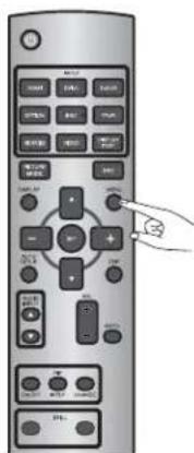 MITSUBISHI M551ID3450 - U-4 Selecting the OSD language - 1